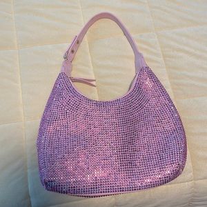 Pink Rhinestone Purse